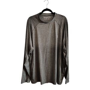 Wolverine Men's XXL Gray Long Sleeve Performance Tee